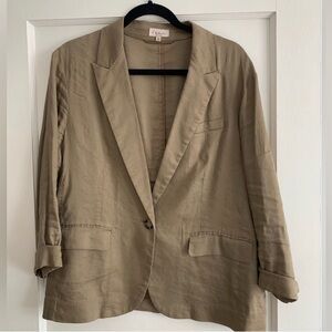 Babaton Aritzia  Linen Blazer